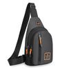 Multi layer Chest Bag Men's New Korean Version of Joker Chest Satchel Waterproof and Wear Resistant Oxford Cloth Small Shoulder Crossbody Bag.