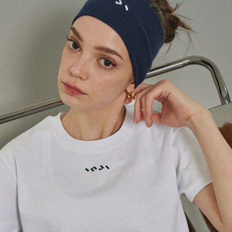 INJIACTIVE Logo Headband Navy
