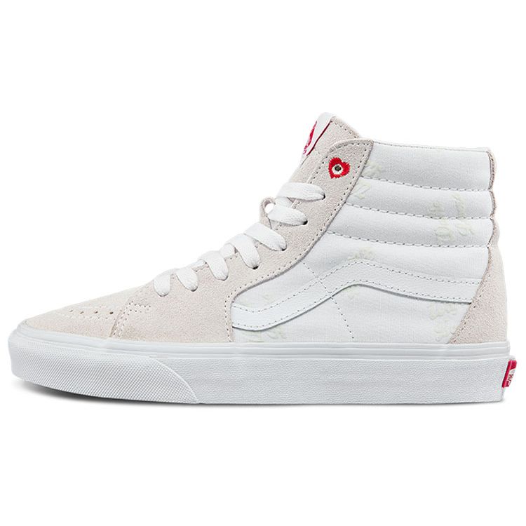 Vans Sk8 Slip Resistant Durable Lightweight High Top Skate Shoes Unisex Skate Shoes Gray White VN0A5JMJB0N