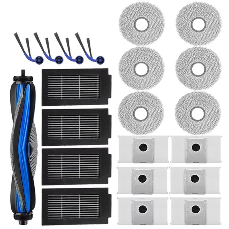 

LITE-For Ecovacs Deeboot T30C/T30C OMNI/T30C OMNI GEN 2/T30C GEN 2& Debot N50 OMNI Replacement Parts Brush Filter Mop Cloth