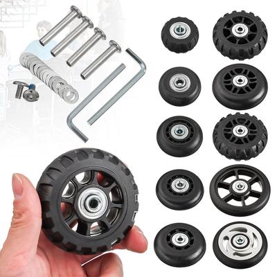 With Screw Caster Wheel Repair Kit Suitcase Parts Axles Replace Wheels Travel Luggage Wheels