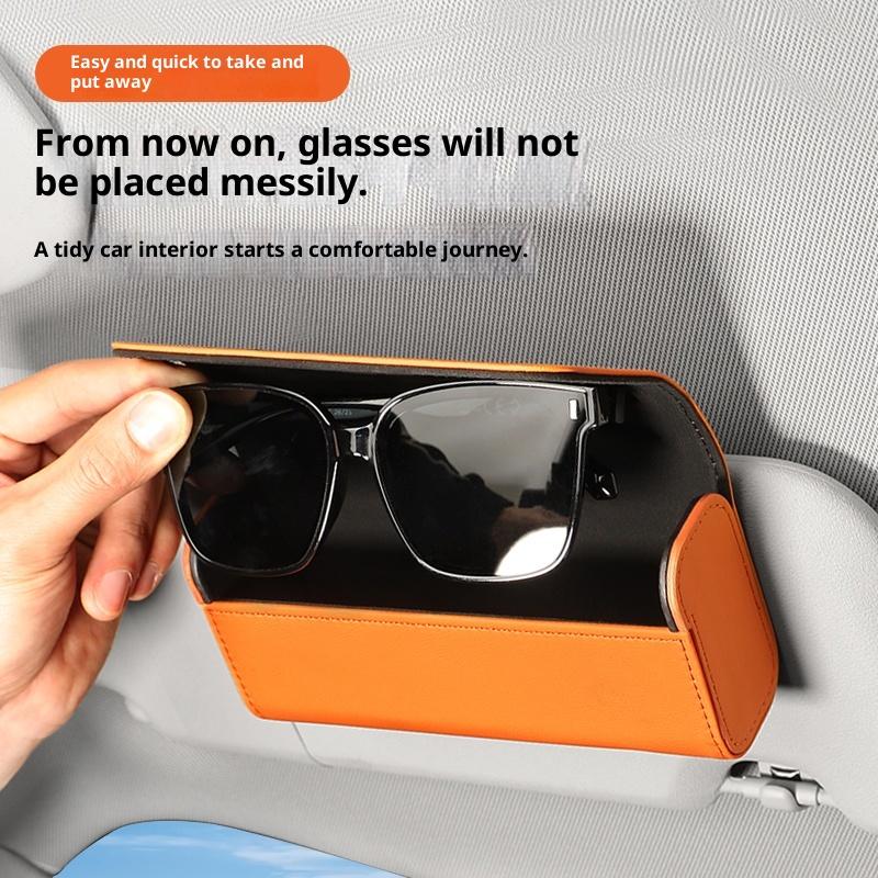 For Xpeng G6 M03 P7 MONA03 X9 G3 Car Sunglasses Case  Auto Sun Visor Eyeglasses Storage Clip