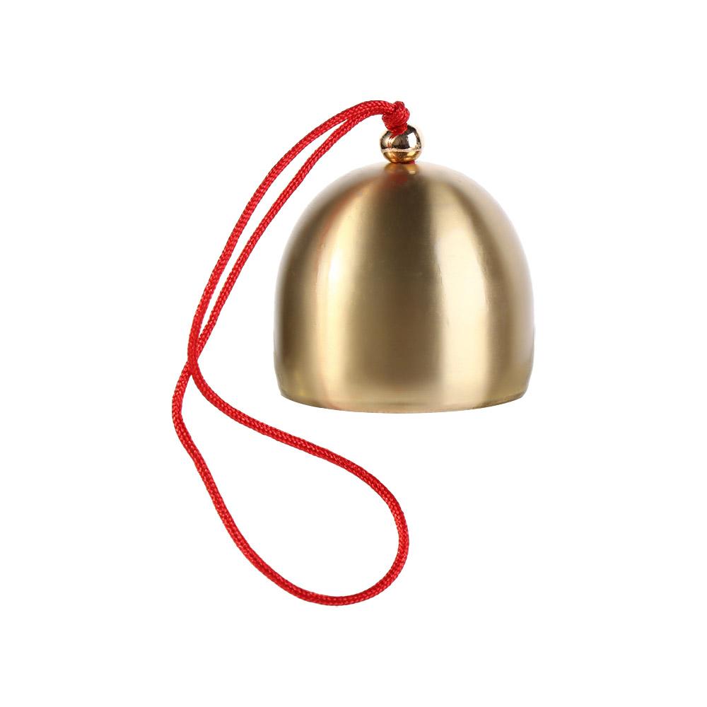 Mini Metal Brass Bells Loud Clear Sound Christmas Door Bell Anti Lost Thickened Wind Chime Festive