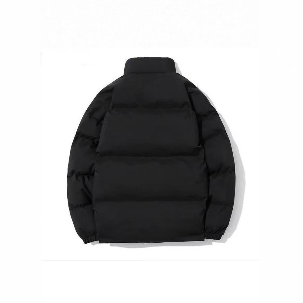 2025 Winter Unisex Hong Kong Style Down Puffer Jacket - Warm, Plus Size, Loose Fit, Thickened Cotton Coat for Couples