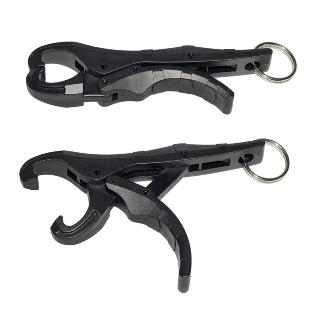 TVETE Fish Grips, Fish Grips, Fishing, Fish Holding Tools [3cm Opening Width, 2 Pieces] Fish Nose Pliers, Fish Mouth Pliers, Non-Slip Nylon +