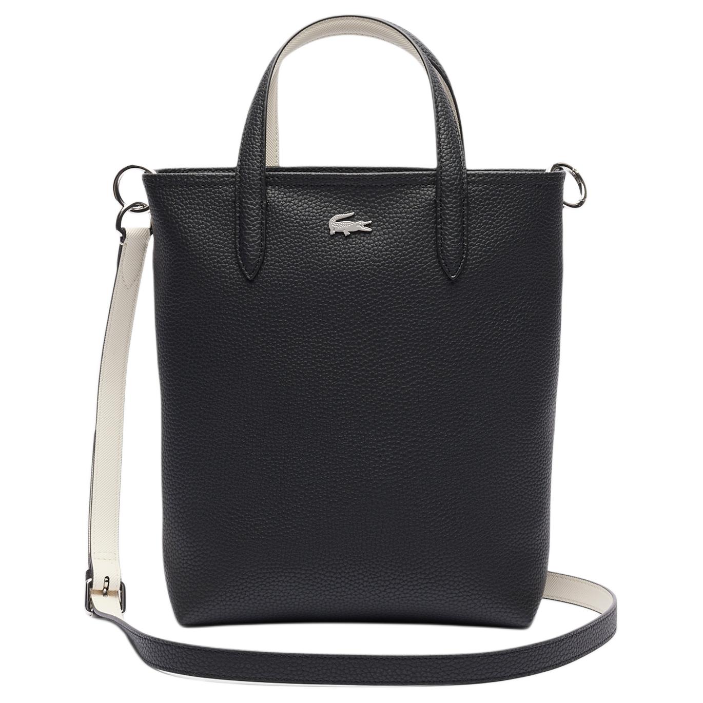 

Lacoste Iconic Small Check PVC Tote Bag Women Tote Bags Black NF4929AA Black
