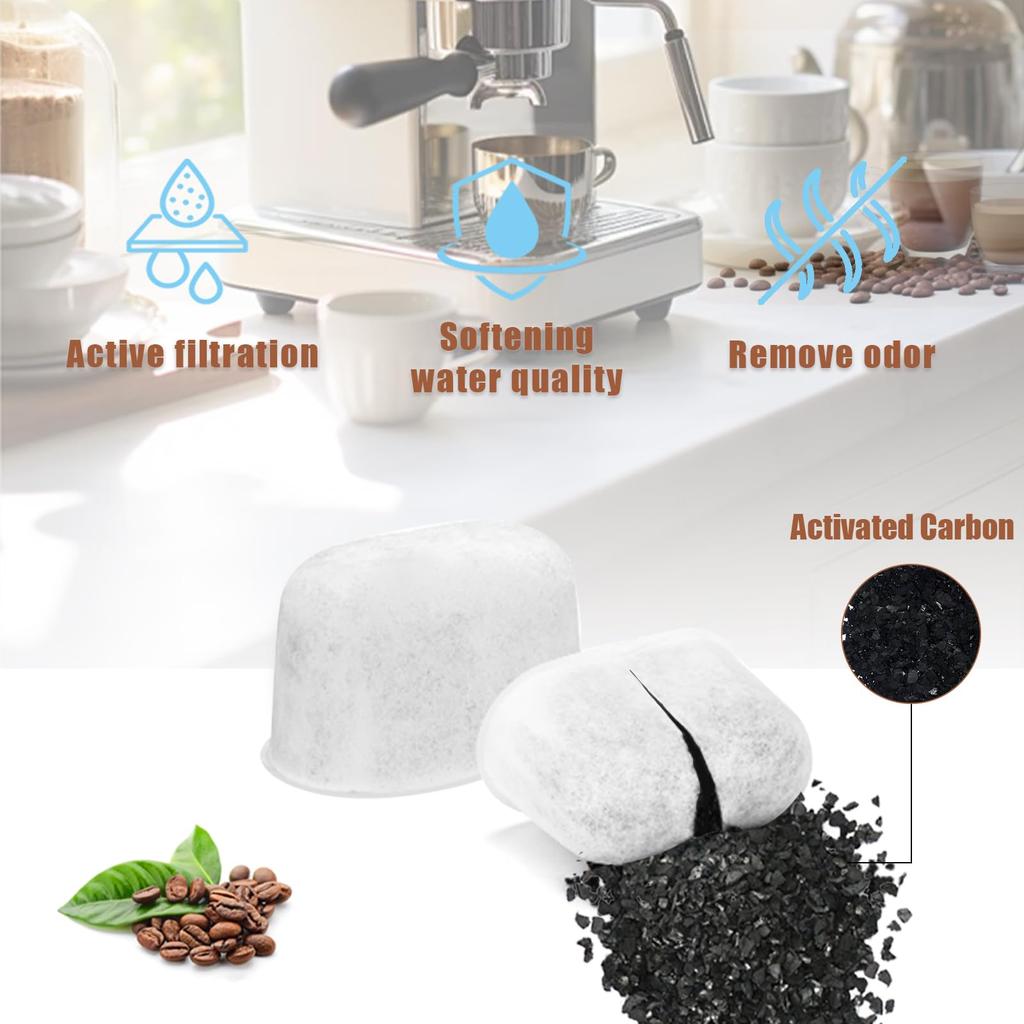 96-2Pcs Filter for Breville Filter replacement for Breville Espresso Machine BWF100 /990/980/870/878/880/860/840/810/600/500/450 3