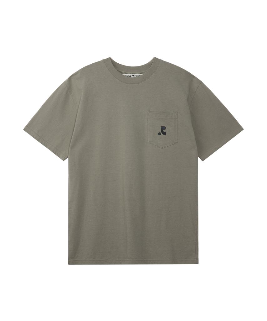 REST&RECREATION Pocket Crewneck T-Shirt_Khaki