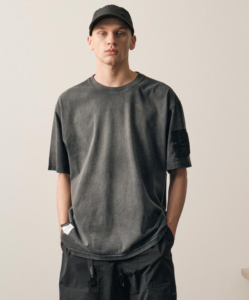 HELEMENT Fog Pigment Short Sleeve T-Shirt (Black)