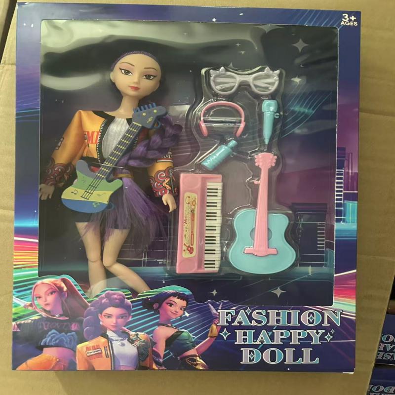 K-POP Panenka Lovkyně démonů s 30cm kloubovou vinylovou figurkou Dětská hračka Dárková sada