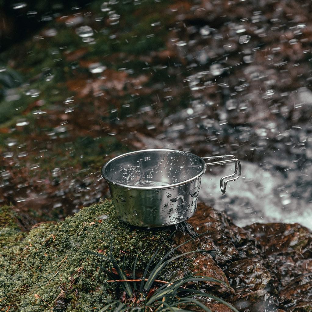 [Amazon.co.jp Exclusive] NANGOGEAR (Nanko Camping Gear) Deep Sierra Cup, Stainless Steel #450, 2-Piece Set, 18-8 Stainless Steel, 21117 (S-360-2P)
