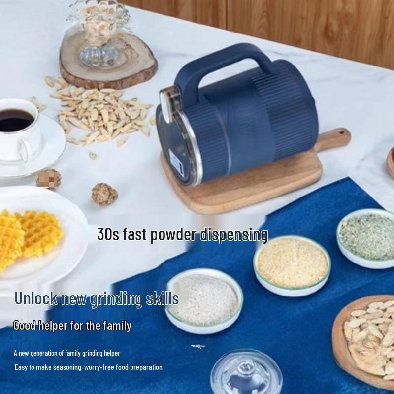 Dual-Use Household Grinder for Ultra-Fine Dry & Wet Material Processing