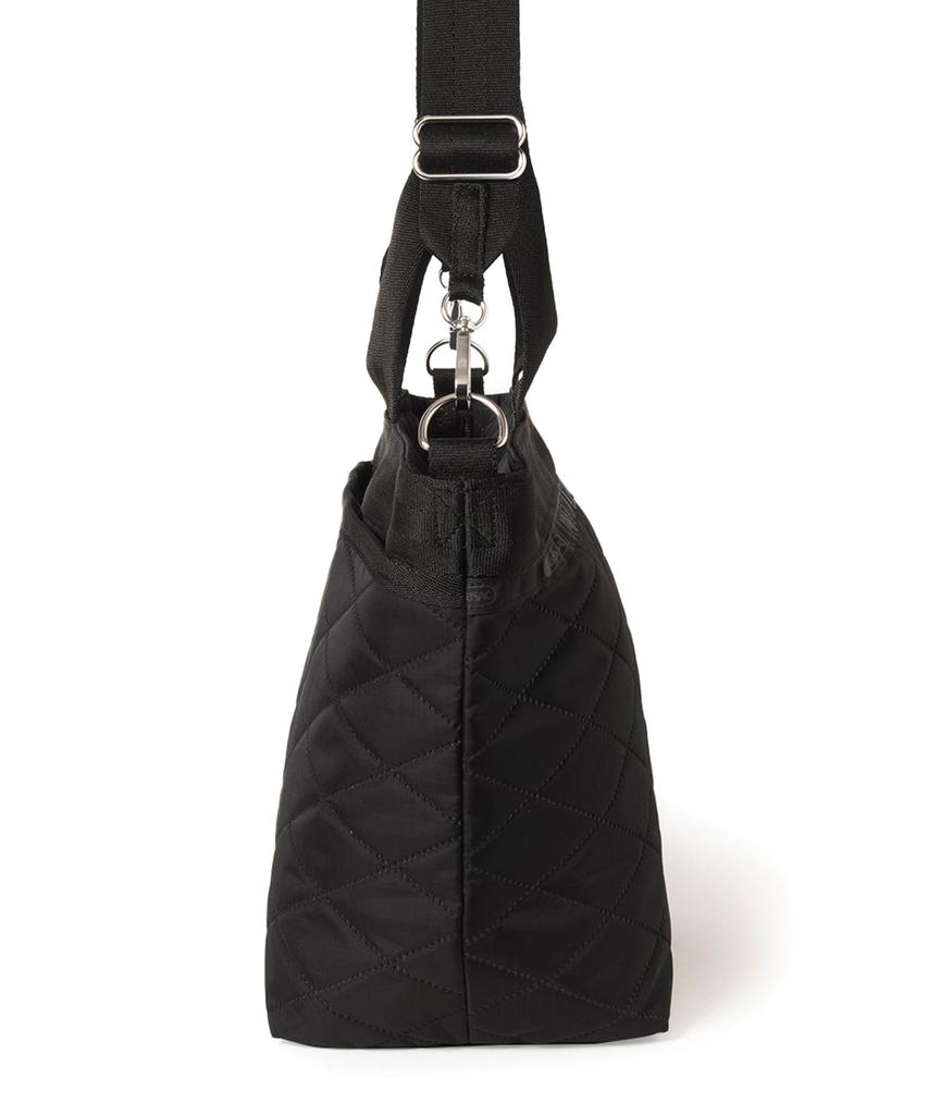 BUCKET Cross Debossed TOTE/1116/Black