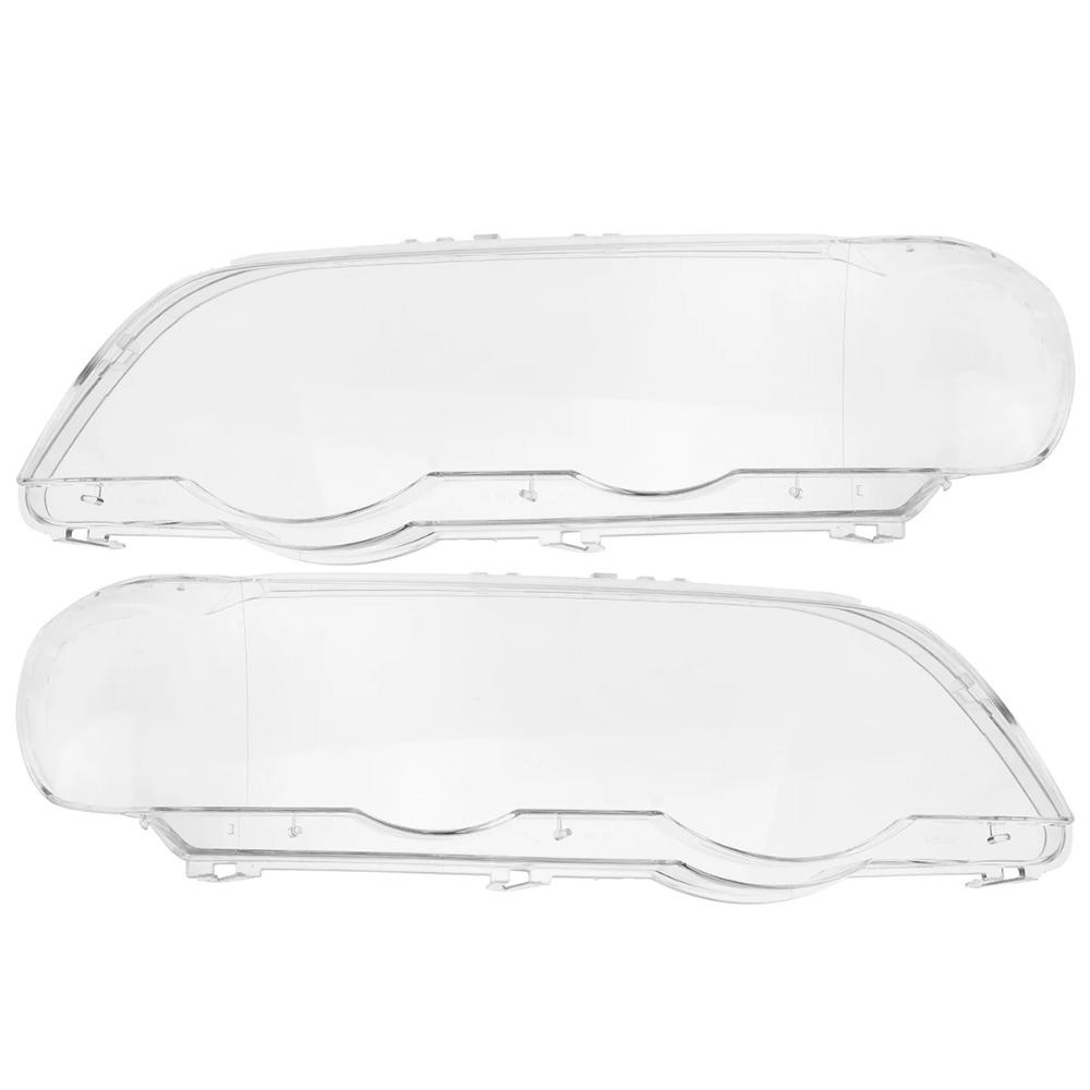 For BMW X5 E53 1999 2000 2001 2002 2003 Left/Right Side Headlight Lens Cover Car Transparent Lampshade Headlamp Glass Lamp Shell