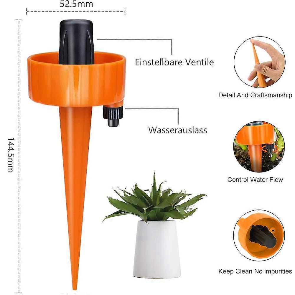 Plant Self Watering Spikes,Self Plant Waterer,Automatic Plant Waterer Constant Fow Drip Irrigation,Slow Release Random Color