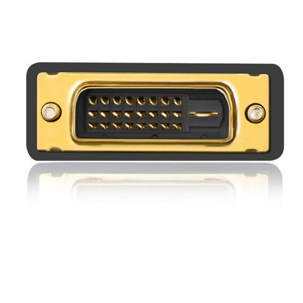 Ugreen HDMI Female to DVI 24+1 Male Adapter, FHD 60Hz, Black (Model 20124)