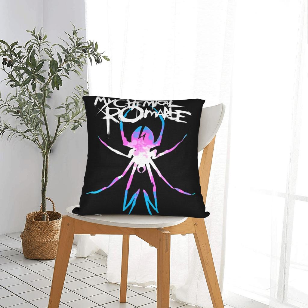 My C-Chemical R-Romance Pillow Cover  Soft Cushion Cover Cute Funny Pillow Case For Sofa Home Decoration