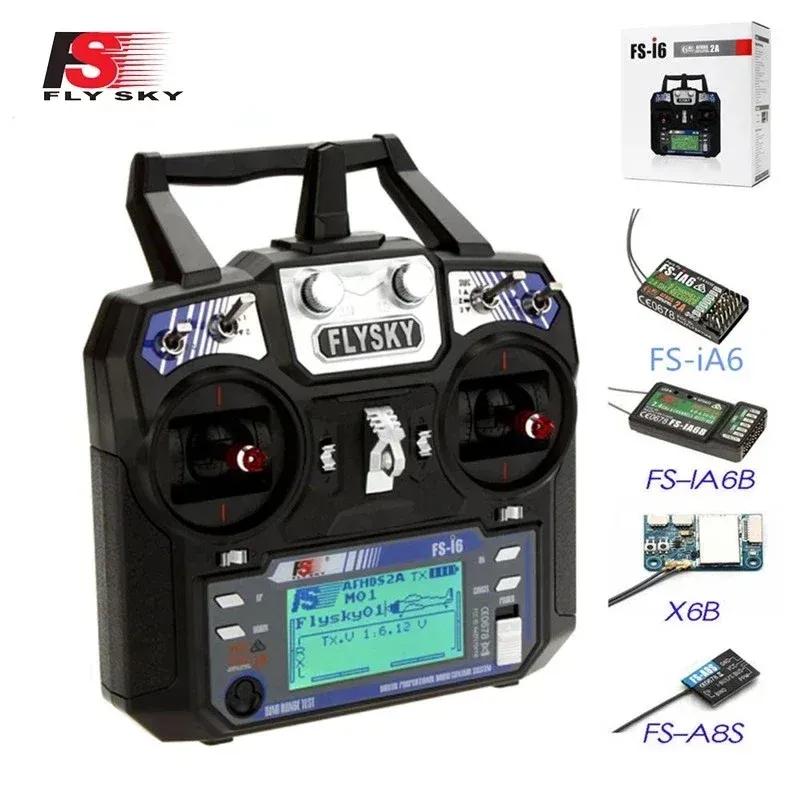 FLYSKY FS I6 2.4G 6CH AFHDS 2A Rdio Transmitter IA6B X6B A8S Receiver for RC Airplane Helicopter FPV Racing Drone