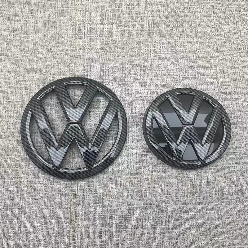 

For VW Volkswagen Jetta MK5 Golf Volkswagen Golf 7 MK7 2014-2017 Car Front Grille & Trunk Emblem 135mm 110mm ABS 3D Logo Badge R 14-17 GOLF MK7