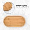 Bamboo soap Dispenser Tray, Bathroom Countertop Tray Kitchen Tray Bamboo T ray Sink T ray Dresser Jewelry Ring Dish, Comestic Holder Bathtub