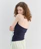 Leteoli Halter Neck Sleeveless_Navy
