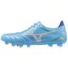 Morelia Neo 4 Comfortable Versatile Synthetic Leather Soccer Shoes Unisex Sneaker Light-Blue P1GA263025