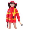Kid Firefighter Dress Up Outfits Boys Firefighter Costumes Firefighter Dress Up Vest with Firefighter Hat for Halloween