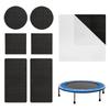 6Pcs 3 Shape Patches With Scraper Trampoline Mat Repair Tape Tent Patches For Sports Kids Bounce Games Enduring