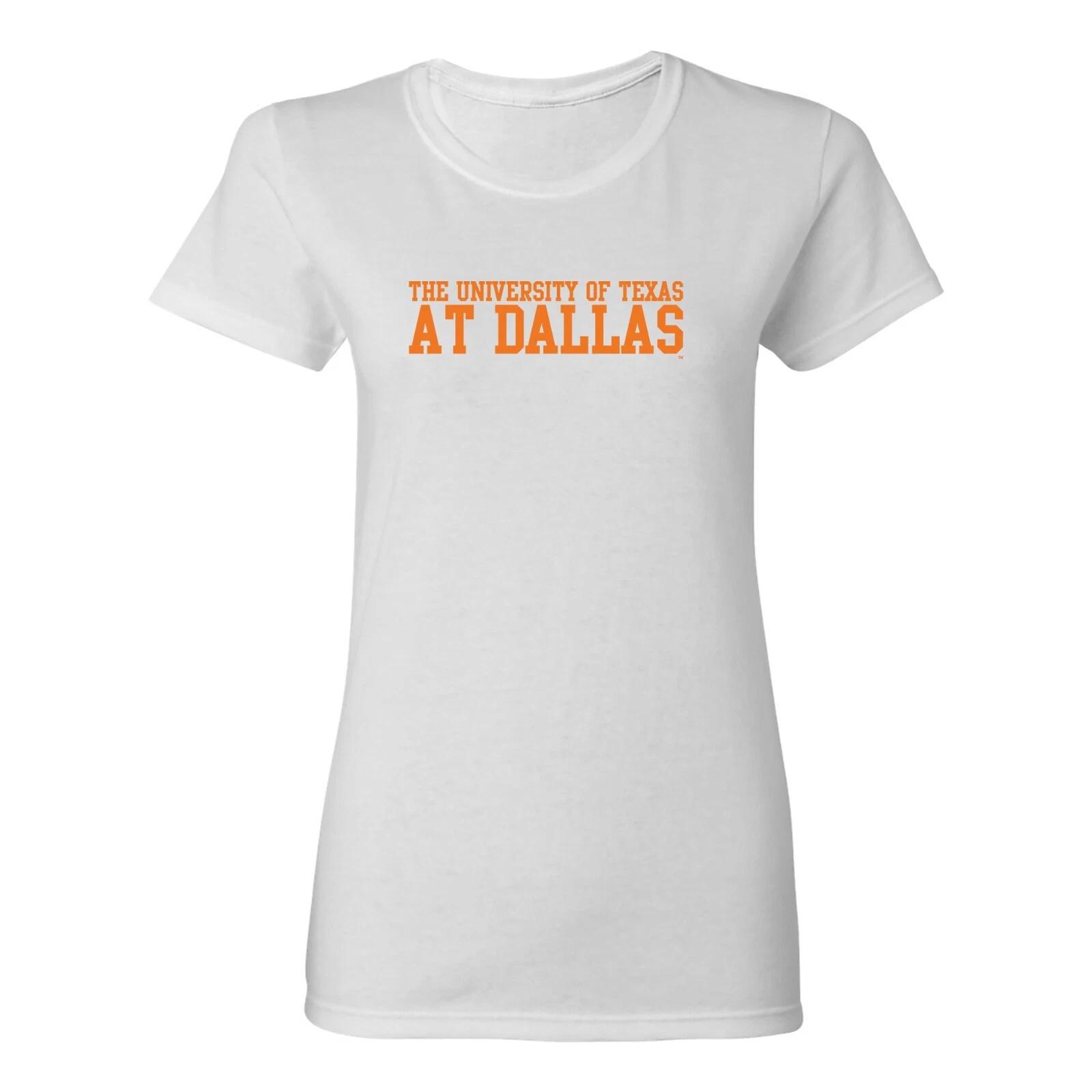 University of Texas Dallas Comets Basic Block Women s T-Shirt - White 2XL