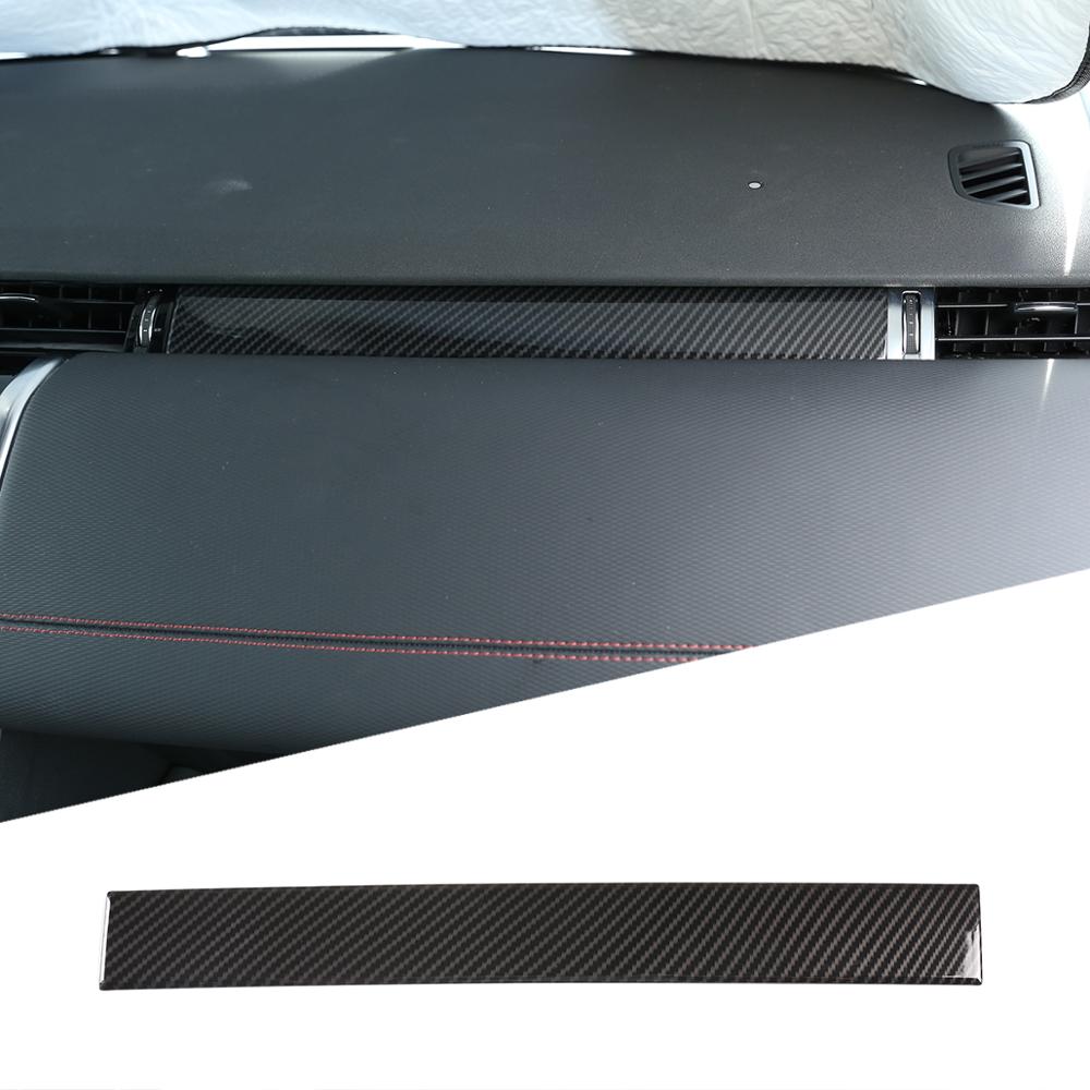 

For Land Rover Discovery Sport 2020 ABS Carbon Fiber Car Interior Dashboard Decoration Panel Cover Trim Accessories