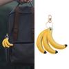 PU Banana Fruit Banana Keychain Cute Fashion Fruit Key Ring PU Leather Pendant  Small Gift