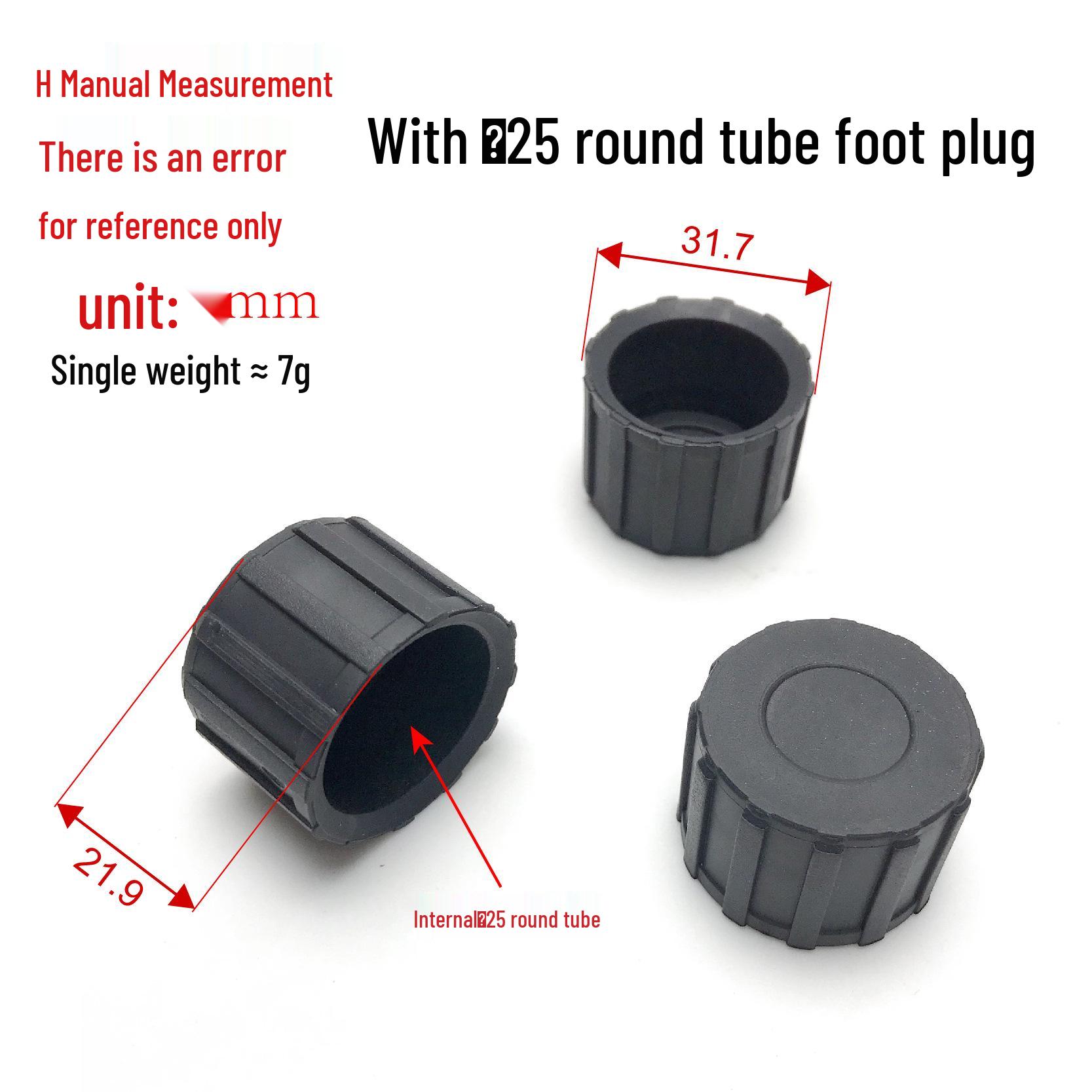

Waterproof Tube Plugs: 25-Pack Furniture Leg Caps & Floor Mats for Fitness Equipment, Display Racks, and Shelving.