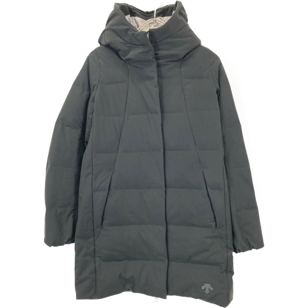 DESCENTE X Mizusawa Down DOR-G9280W Black Hooded Long Down Coat Coat M blackUsed
