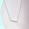 Suji Stickbar Silver Necklace