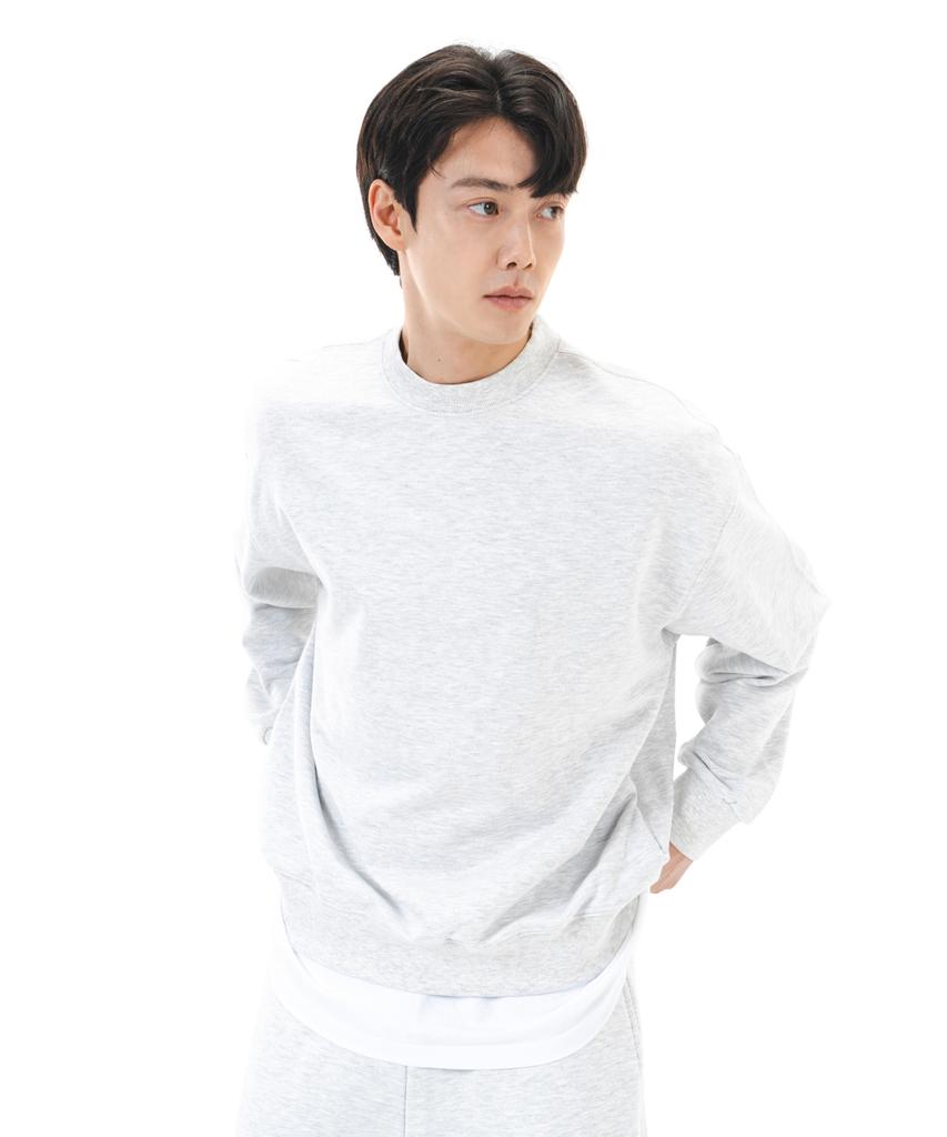 Leukeoseuteom [2Pack] The Essential Oversized Sweatshirt (7 Colors) (D Type)