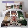 One Piece Luffy Chibi Style Bedding Set Anime Duvet Cover Polyester Soft Comforter Bedroom Set -QJY