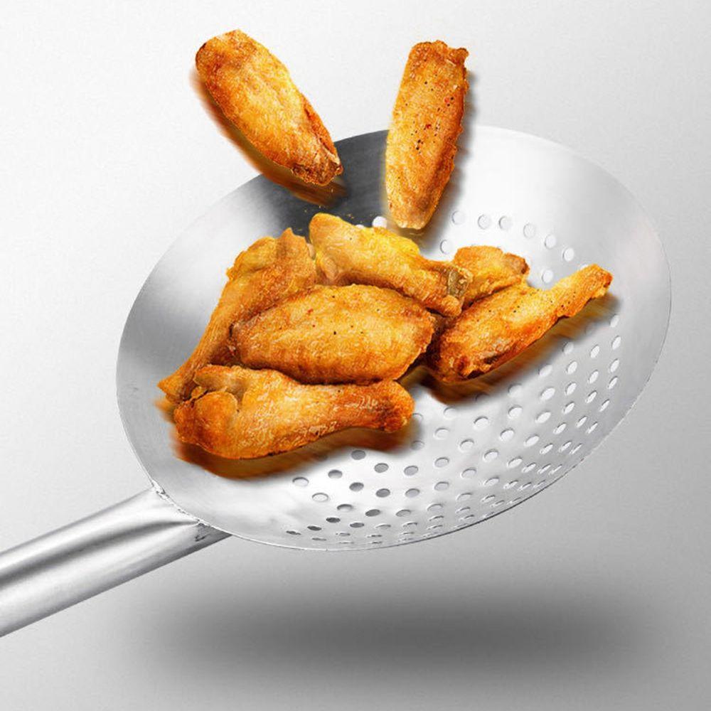 Handle Oil Filter French Fries Deep Fryer Oil Flour Oil Frying Scoop Oil Strainer Colander Skimmer