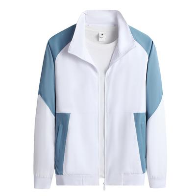 Frühlings- und Herbstjacke Herren Trend Gutaussehend Campus-Stil Outdoor-Sport Revers Baseballjacke Lässige Top-Jacke