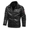 Men's Fur One-piece Jacket, Warm and Thick, Plus Size Casual Motorcycle Retro Jacket