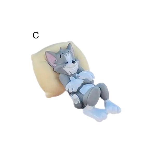 T-ом І Джеррі Смоляна Фігурка Милий Сплячий Автомобіль Кіт Миша Декор Панелі Приладів Настільний Орнамент Колекційний Мультяшний Персонаж для Автомобіля Дому