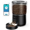 Pet Feeder Automatic 4L Quantity Remote Graffiti APP Timed Quantitative Cat and Dog Supplies WIFI Intelligent Feeder