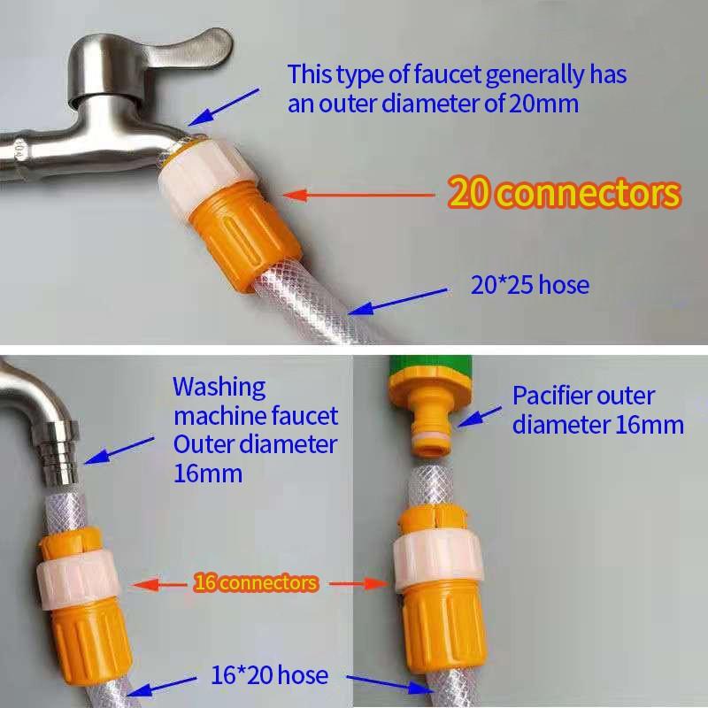 Buy 2pcs Water Pipe Connector 20 Water Pump Quick Connector Hose Car