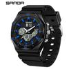 SANDA Multifunctional Sports Watch - Large Dial, Luminous, Waterproof Design for Students.