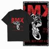 Coolmind YIB BMX Print 100% Cotton Exclusive Graphic Men T Shirt for Men Cotton Big Size Cool BLACK Men's Novelty Tee Shirt