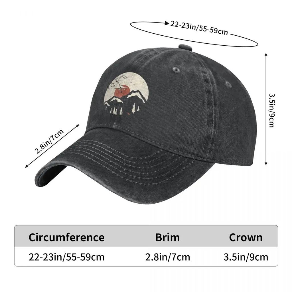 Men Women Baseball Caps Distressed Cotton Caps Hat Retro Outdoor Activities Headwear