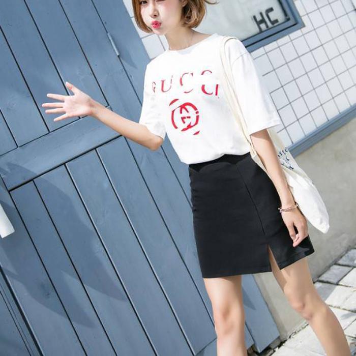 Women's Sexy Skirt Short Solid Zipper Split A-line Skirts Mini Skirt