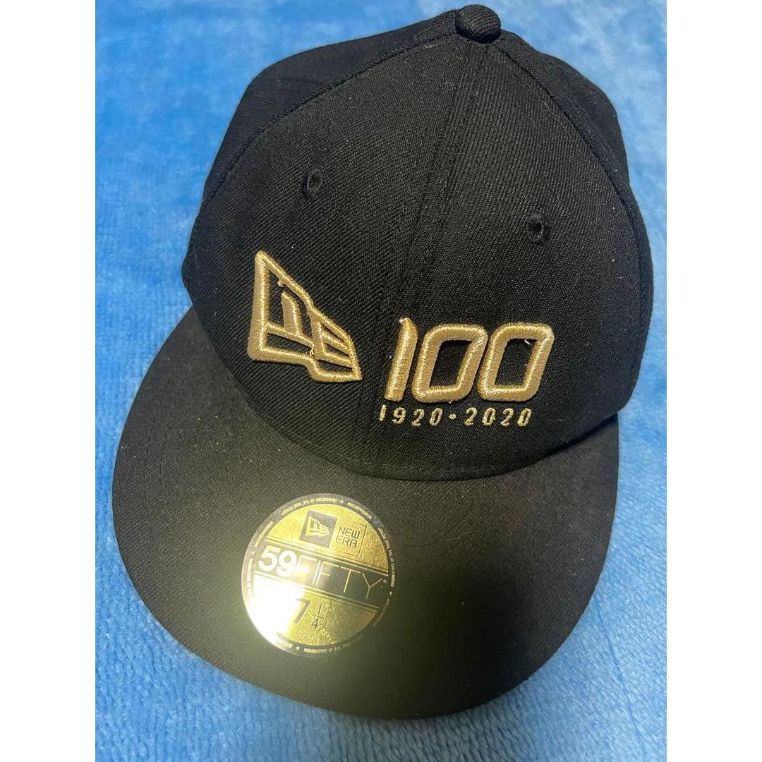 Used New Era 100th Anniversary 59FIFTY Cap 7 1/4