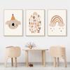 Leinwandmalerei Regenbogen Koala Bär Elefant Hase Boho Poster Drucke Baby Wandkunst Bilder Nordische Kinderzimmer Deko
