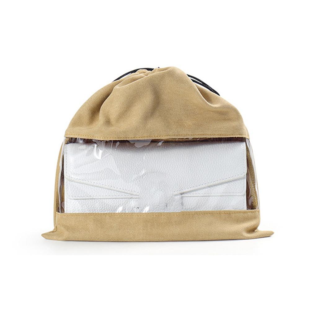 

Large Capacity Dustproof Storage Bag Washable Drawstring Bag Travel Organizer Coffee-S