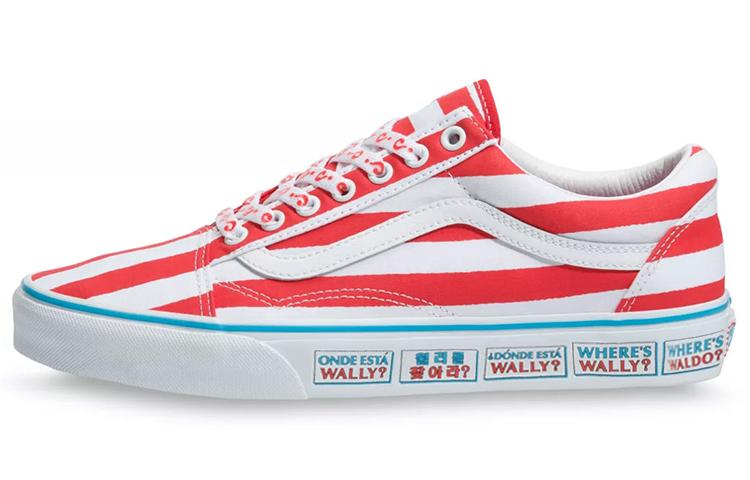Old Skool Where s Waldo? x Old Skool Vans  International Stripes  VN0A3WKT3UV 37